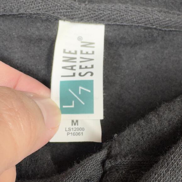 The Beatles "Let It Be" Cropped Sweatshirt Hoodie Black Women's Size Medium - Picture 6 of 7